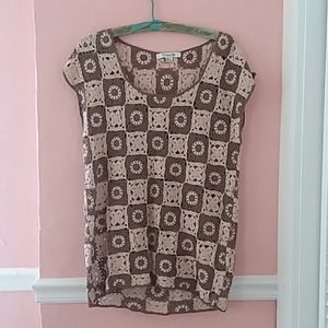 Forever 21 crochet boho top